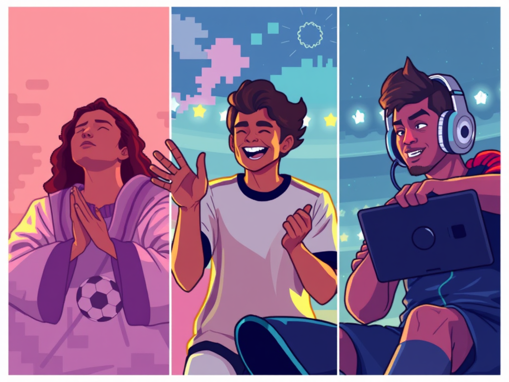 My Holy Trinity of Hobbies: God, Good Vibes, and Glorious Goal Celebrations